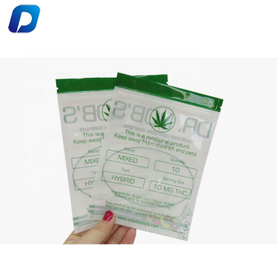 Factory supply Mylar smell proof ziplock Bags with window