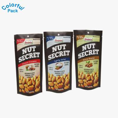 Shenzhen factory custom made dried fruit pouch plastic roasted peanut packaging bag