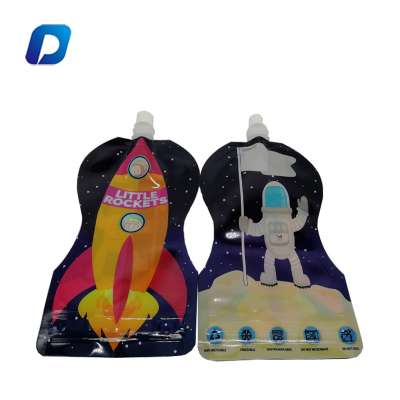 High quality custom bag packaging double zipper baby food pouch reusable