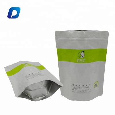 Customized printed heat seal aluminum foil zipper plastic bag for food